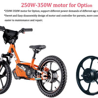HKM-053395 250W Electric Balance Bike for Kids - 12" Wheel, Aluminum Frame, 36V Battery Capacity