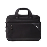HKM-053523 Multi-Compartment Waterproof Laptop Messenger Bag with PU Trim