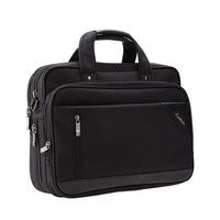 HKM-053523 Multi-Compartment Waterproof Laptop Messenger Bag with PU Trim