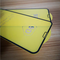 HKM-053523 Tempered Glass Screen Protector for Mobile Phones - Anti-Scratch, Black, Simple Style