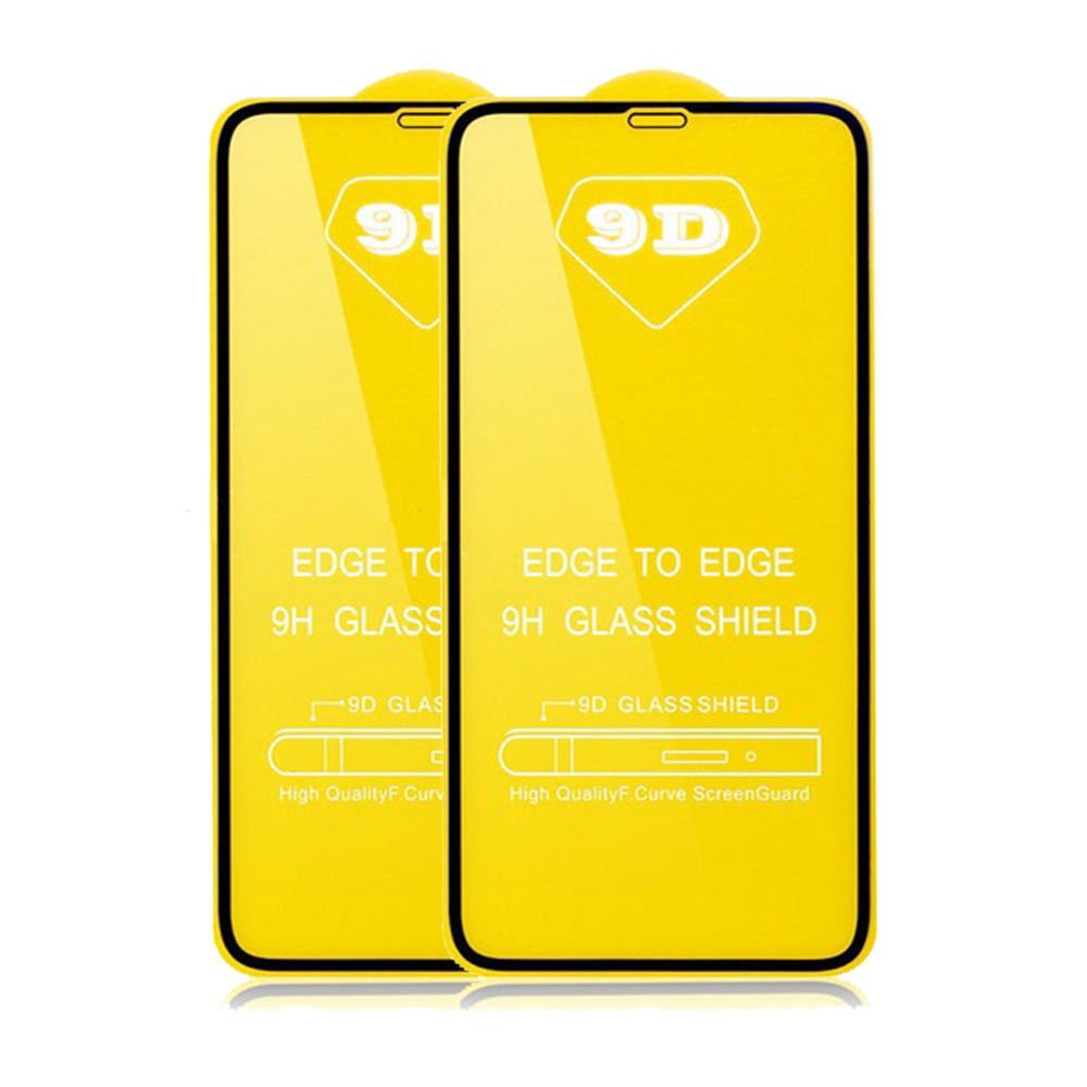HKM-053523 Tempered Glass Screen Protector for Mobile Phones - Anti-Scratch, Black, Simple Style