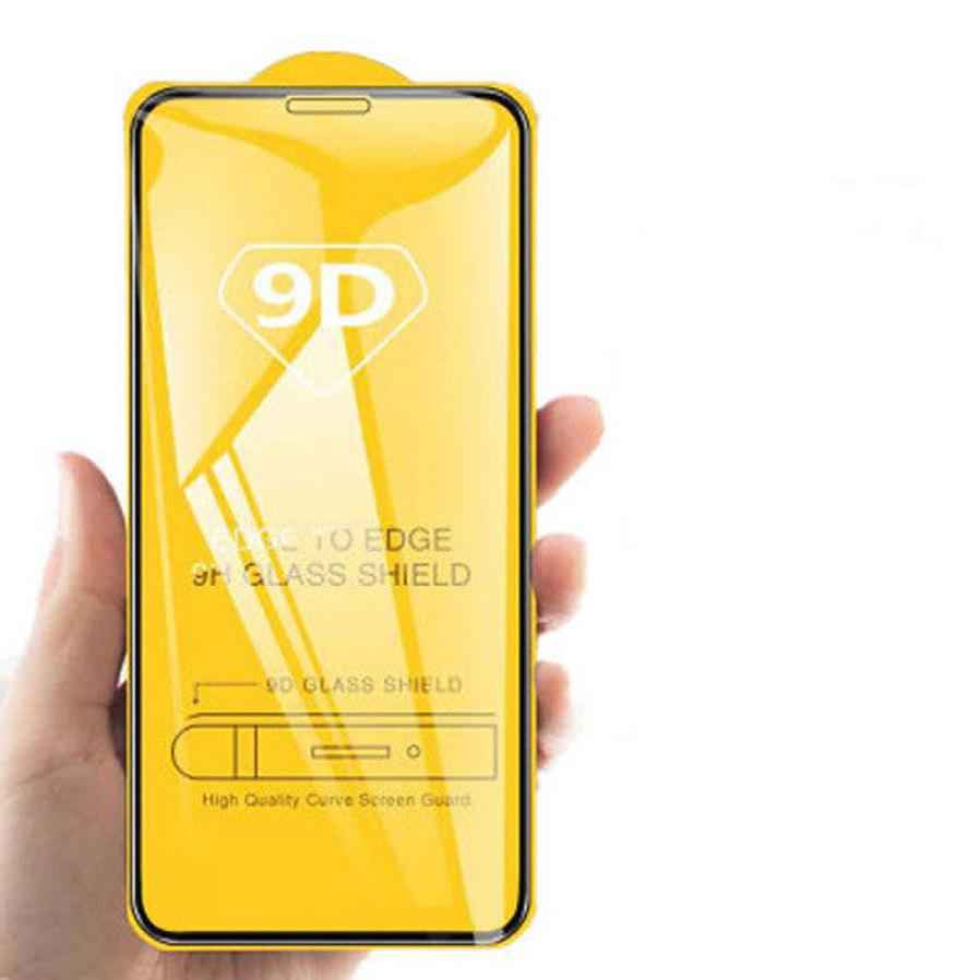HKM-053523 Tempered Glass Screen Protector for Mobile Phones - Anti-Scratch, Black, Simple Style