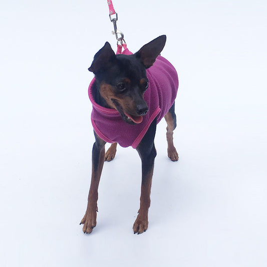 HKM-053587 Cozy Polar Fleece Dog Clothing in Various Colors and Sizes