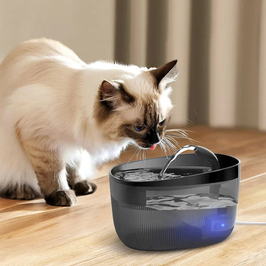 HKM-053587 Quiet Multi-Layer Filtration Pet Drinking Fountain for Cats and Dogs