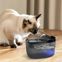 HKM-053587 Quiet Multi-Layer Filtration Pet Drinking Fountain for Cats and Dogs