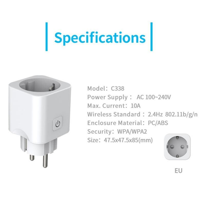 HKM-053651 Smart European Socket with Copper Conductor, 10A Rated Current, and Versatile Power Support