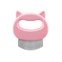 HKM-0536637 Cat Massage Comb for Long and Short-Haired Cats - ABS Material, 10x9 cm, Available in Blue, Green, Pink