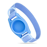 HKM-0537021 Anti-Loss Alarm Pet Collar - Casual Monochrome Design in Blue, Pink, or Black, 20cm-30cm Adjustable Polyester