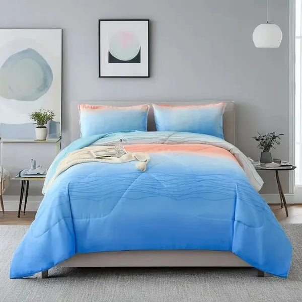HKM-053779 Rui Li Life Quilt 3-Piece Bedding Set for Comfort and Style