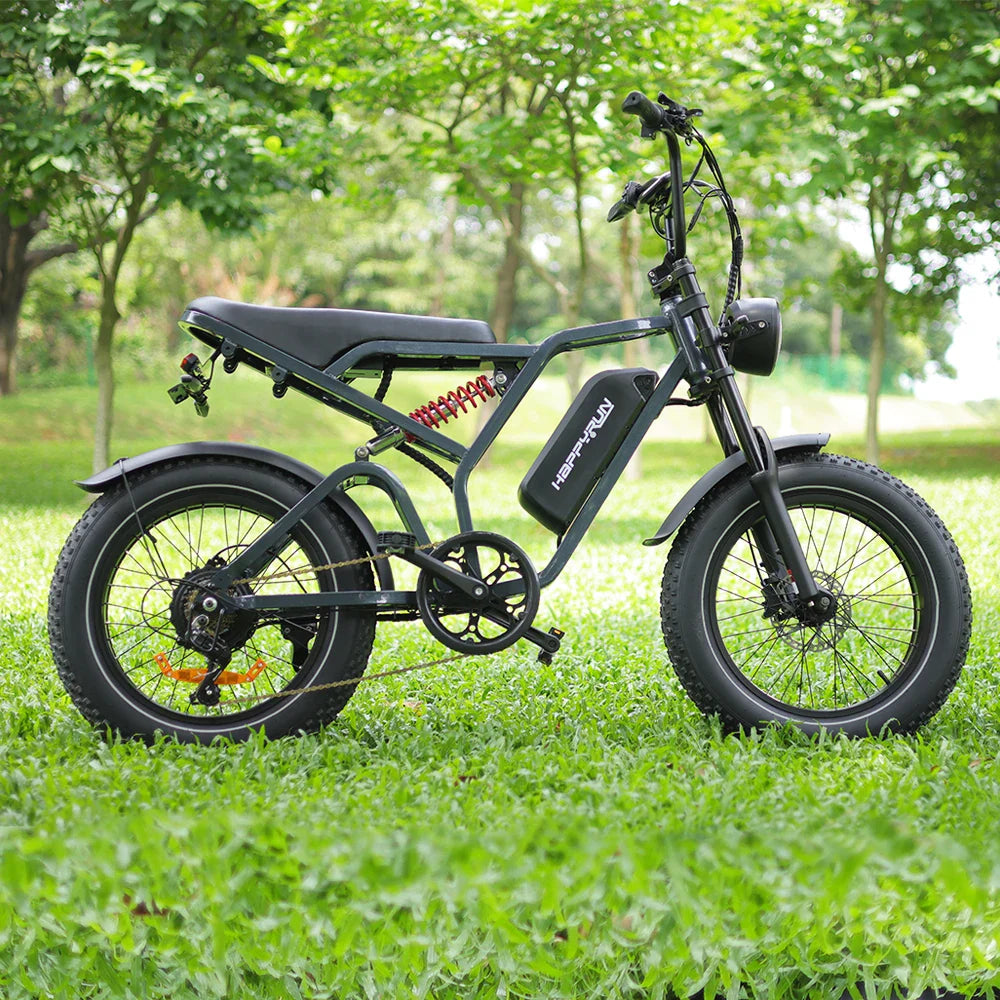 HKM-053907 Tank G60Pro 2000W Off-Road Electric Bike with Fat Tires 20x4.0, Max Speed 60km/h