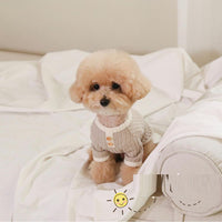 HKM-0539197 Color Contrast Casual Pet Clothing for Dogs and Cats - Red, Navy, Camel, Various Sizes