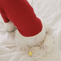 HKM-0539197 Color Contrast Casual Pet Clothing for Dogs and Cats - Red, Navy, Camel, Various Sizes