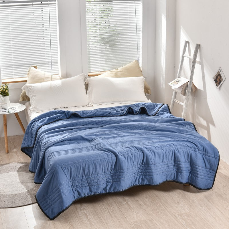 HKM-053971 Lightweight Summer Cooling Air Conditioner Quilt - Washable, Japanese Style, Multiple Sizes
