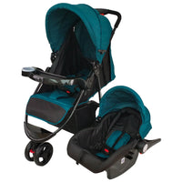 HKM-054163 Travel System Baby Stroller with Car Seat and Adjustable Canopy