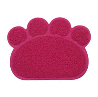 HKM-0542653 Claw-Shaped PVC Cat Litter Mat - Rectangular Design, 30x40cm, 300g
