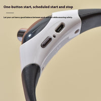 HKM-0542781 Black TPU Laser Toy Collar for Cats with Charging Cable
