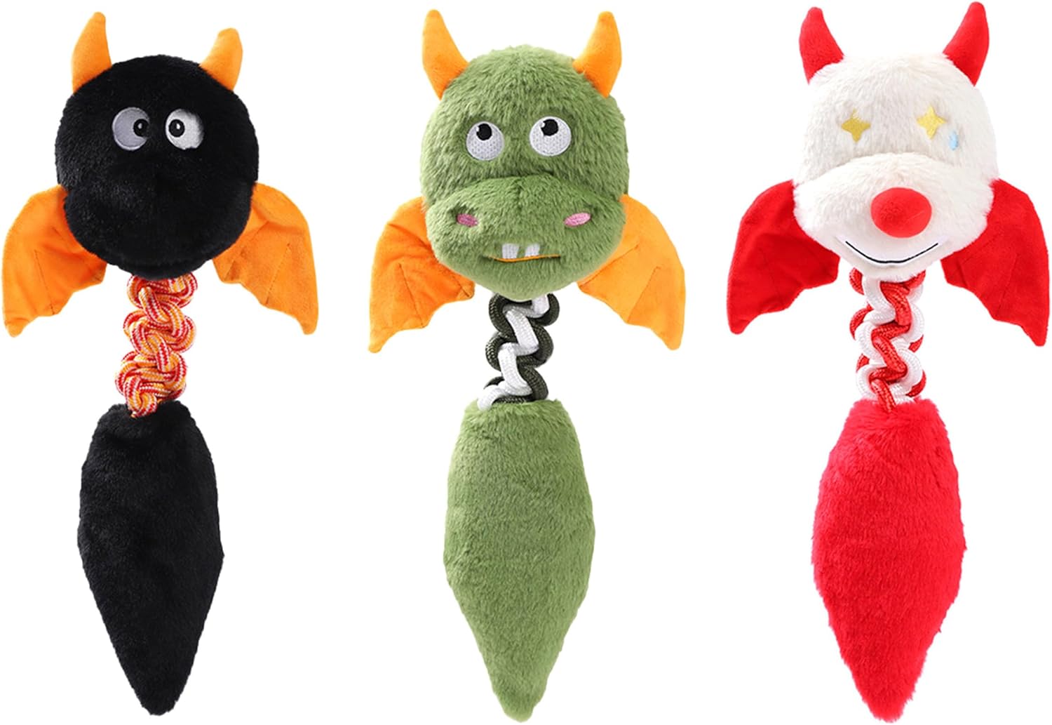 HKM-0544061 Plush Squeaky Dog and Cat Toy for Large and Small Pets, Interactive and Chew Resistant, Machine Washable
