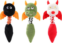 HKM-0544061 Plush Squeaky Dog and Cat Toy for Large and Small Pets, Interactive and Chew Resistant, Machine Washable