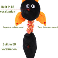 HKM-0544061 Plush Squeaky Dog and Cat Toy for Large and Small Pets, Interactive and Chew Resistant, Machine Washable