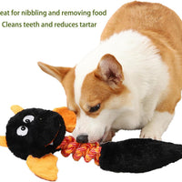 HKM-0544061 Plush Squeaky Dog and Cat Toy for Large and Small Pets, Interactive and Chew Resistant, Machine Washable
