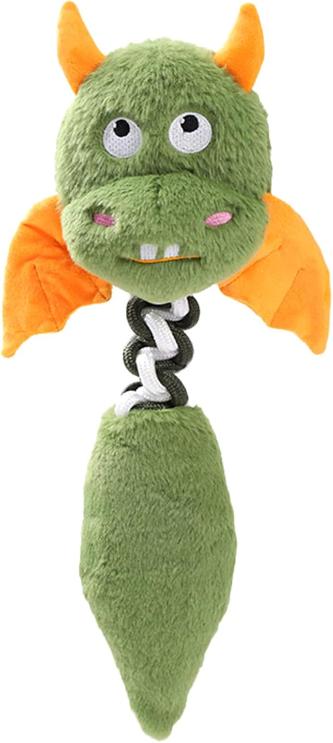 HKM-0544061 Plush Squeaky Dog and Cat Toy for Large and Small Pets, Interactive and Chew Resistant, Machine Washable
