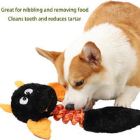 HKM-0544061 Plush Squeaky Dog and Cat Toy for Large and Small Pets, Interactive and Chew Resistant, Machine Washable