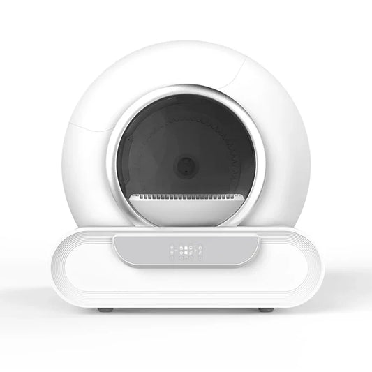 HKM-054419 Smart Automatic Self-Cleaning Cat Litter Box with APP Control and Odor Control, Large Capacity 65L