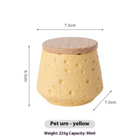 HKM-0544445 Mini Pet Cinerary Casket for Ashes with Hair and Teeth Keepsake Tank