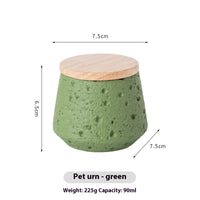 HKM-0544445 Mini Pet Cinerary Casket for Ashes with Hair and Teeth Keepsake Tank