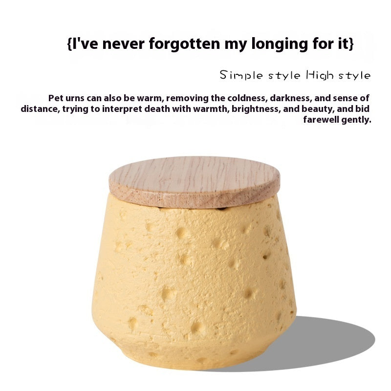 HKM-0544445 Mini Pet Cinerary Casket for Ashes with Hair and Teeth Keepsake Tank