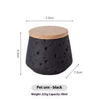 HKM-0544445 Mini Pet Cinerary Casket for Ashes with Hair and Teeth Keepsake Tank