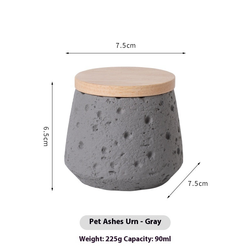 HKM-0544445 Mini Pet Cinerary Casket for Ashes with Hair and Teeth Keepsake Tank
