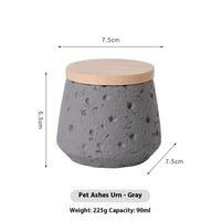 HKM-0544445 Mini Pet Cinerary Casket for Ashes with Hair and Teeth Keepsake Tank