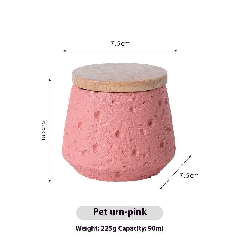 HKM-0544445 Mini Pet Cinerary Casket for Ashes with Hair and Teeth Keepsake Tank
