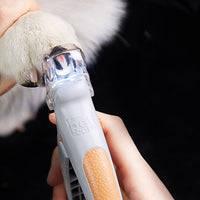 HKM-0544573 Bright LED Light Cat Nail Clippers with Wide Blade for Safe Nail Trimming
