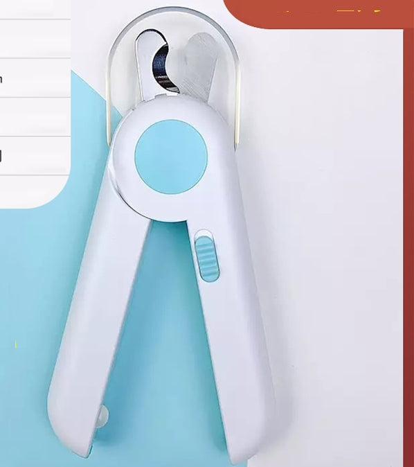 HKM-0544573 Bright LED Light Cat Nail Clippers with Wide Blade for Safe Nail Trimming