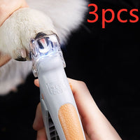 HKM-0544573 Bright LED Light Cat Nail Clippers with Wide Blade for Safe Nail Trimming