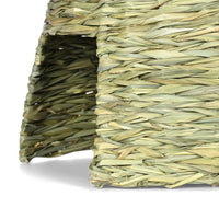 HKM-0544829 Handmade Straw Thatched Hut for Small Pets - Thermal Nest for Rabbits, Hamsters, Hedgehogs, and Guinea Pigs