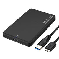 HKM-054483 2.5 Inch USB 3.0 External Hard Drive Enclosure for SATA SSD and HDD, Supports Up to 2TB, Plug and Play