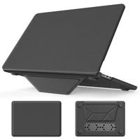 HKM-054675 Gray PU Kickstand Cover for MacBook Air 15 inch (2023/2024) Model M2 A2941 / M3 A3114