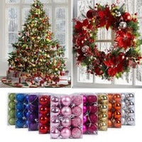 HKM-054739 Battery-Operated Copper Wire String Lights with Decorative Christmas Balls