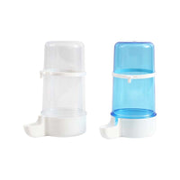 HKM-0550333 Large Blue and White PP Water Pipe for Birds, Ideal for Cages with 1-1.5cm Wire Spacing