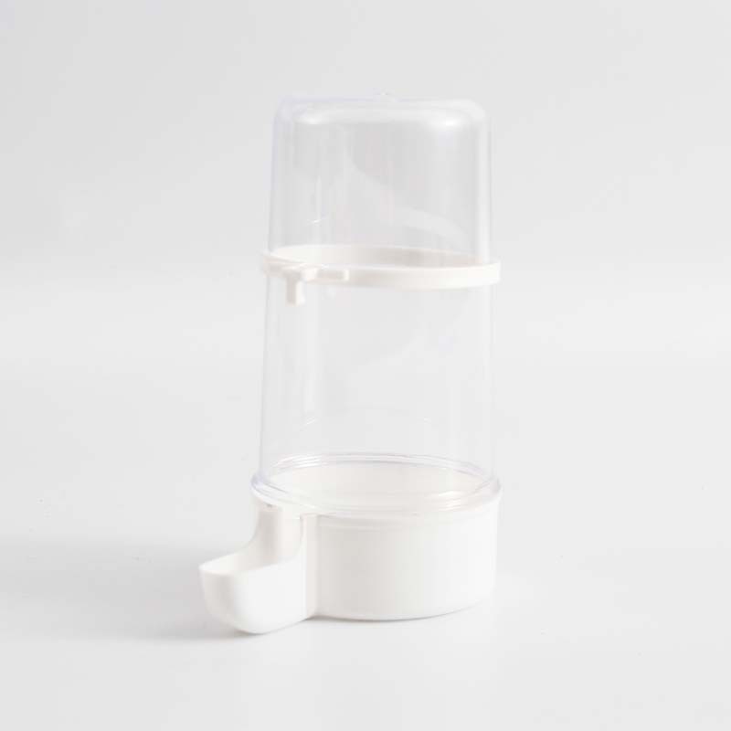 HKM-0550333 Large Blue and White PP Water Pipe for Birds, Ideal for Cages with 1-1.5cm Wire Spacing