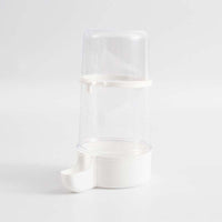 HKM-0550333 Large Blue and White PP Water Pipe for Birds, Ideal for Cages with 1-1.5cm Wire Spacing