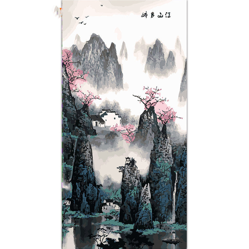 HKM-055059 Customized Digital Oil Painting Wall Art for Home and Office Decoration
