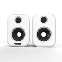 HKM-055123 Active Speakers - 2.0 Professional Studio Monitor Powered HiFi Bookshelf Speakers for Computer Use