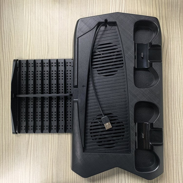 HKM-055187 PS5 Multi-Function Cooling and Charging Stand with USB Interface