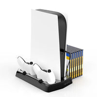 HKM-055187 PS5 Multi-Function Cooling and Charging Stand with USB Interface