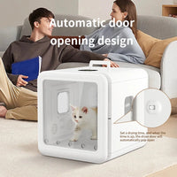 HKM-055379 Eco-Friendly 70L Automatic Pet Dryer Box with Disinfection Function - Quiet Hair Dryer for Cats and Small Animals