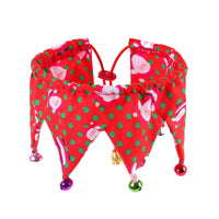 HKM-0554301 Adjustable Doodle Pattern Pet Collar with Bell for Cats - Neck Size 20-45cm